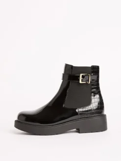 Lipsy Chelsea Boots met imitatiekrokodileffect