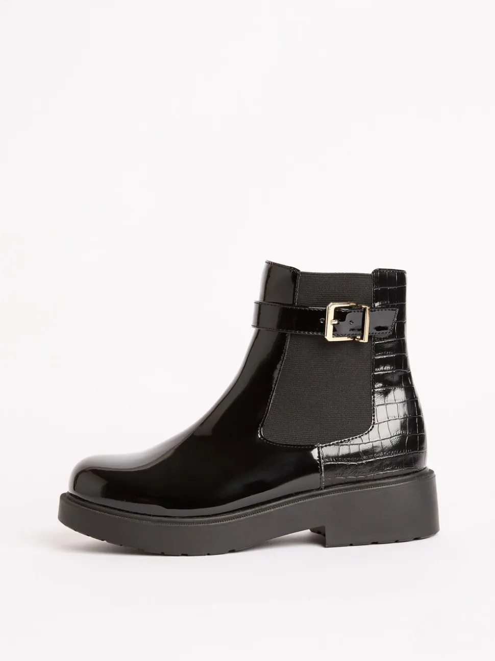 Lipsy Chelsea Boots met imitatiekrokodileffect