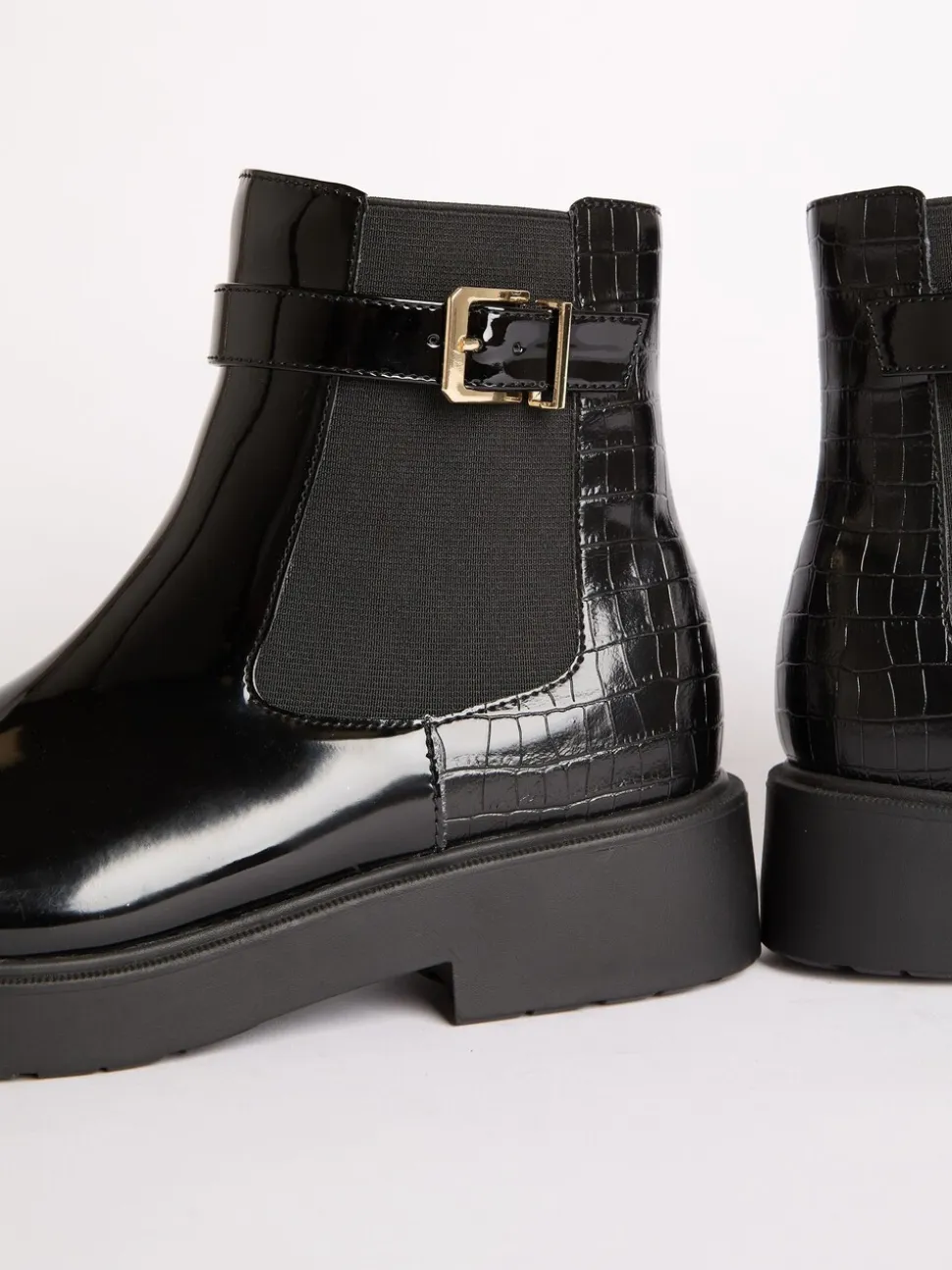 Lipsy Chelsea Boots met imitatiekrokodileffect