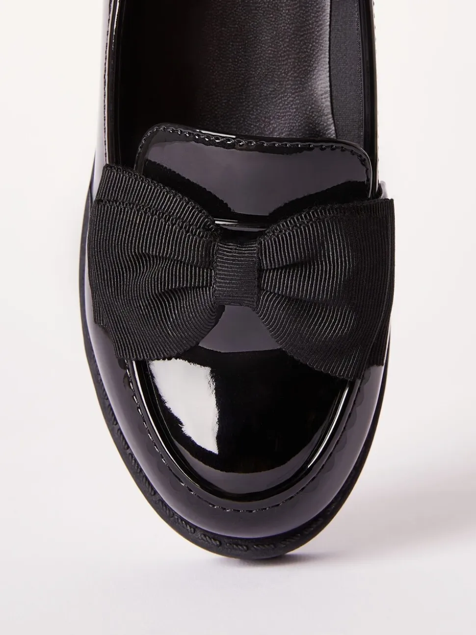 Lipsy lakleren instaploafers met dikke strik en school schoenen