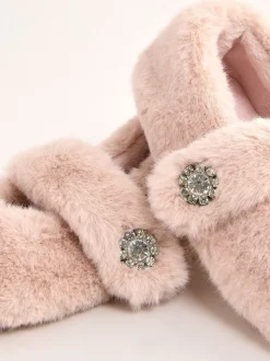Lipsy muiltjes met versierde gespdetails