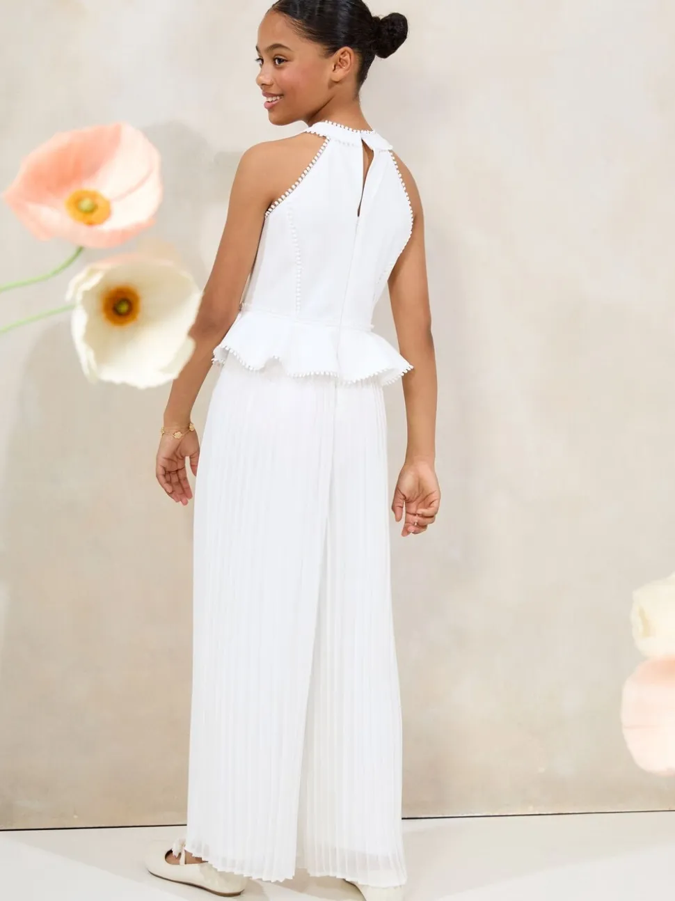 Lipsy peplum gelegenheidsjumpsuit (5-16jr)