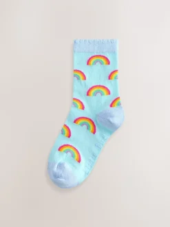 Little Bird by Jools Oliver set van 5 paar sokken met regenboogprint