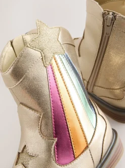 Little Bird by Jools Oliver Metallic westernBoots