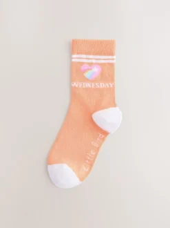 Little Bird by Jools Oliver Pastel Rainbow Days Of The Week Socks 7 Pack