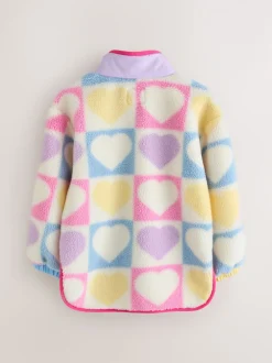 Little Bird by Jools Oliver Heart Colourblock Borg Fleece