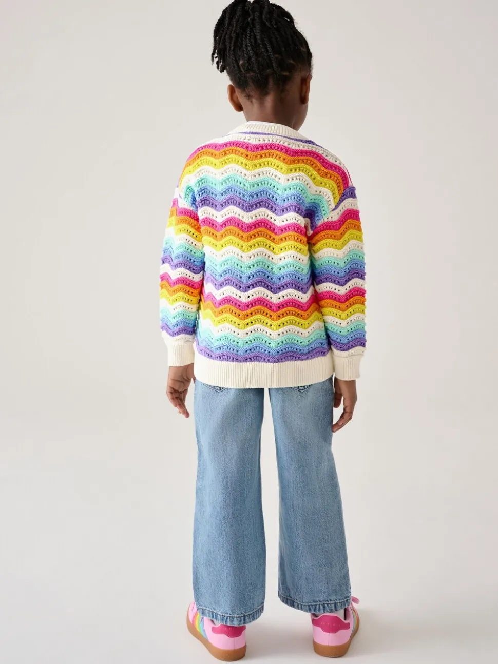 Little Bird by Jools Oliver 100% katoenen vest met golvende strepen