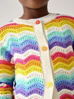 Little Bird by Jools Oliver 100% katoenen vest met golvende strepen