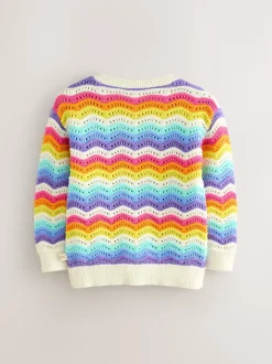 Little Bird by Jools Oliver 100% katoenen vest met golvende strepen