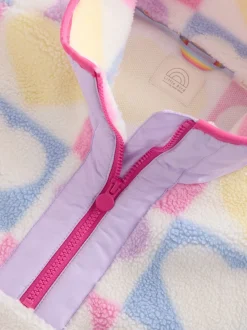 Little Bird by Jools Oliver Heart Colourblock Borg Fleece