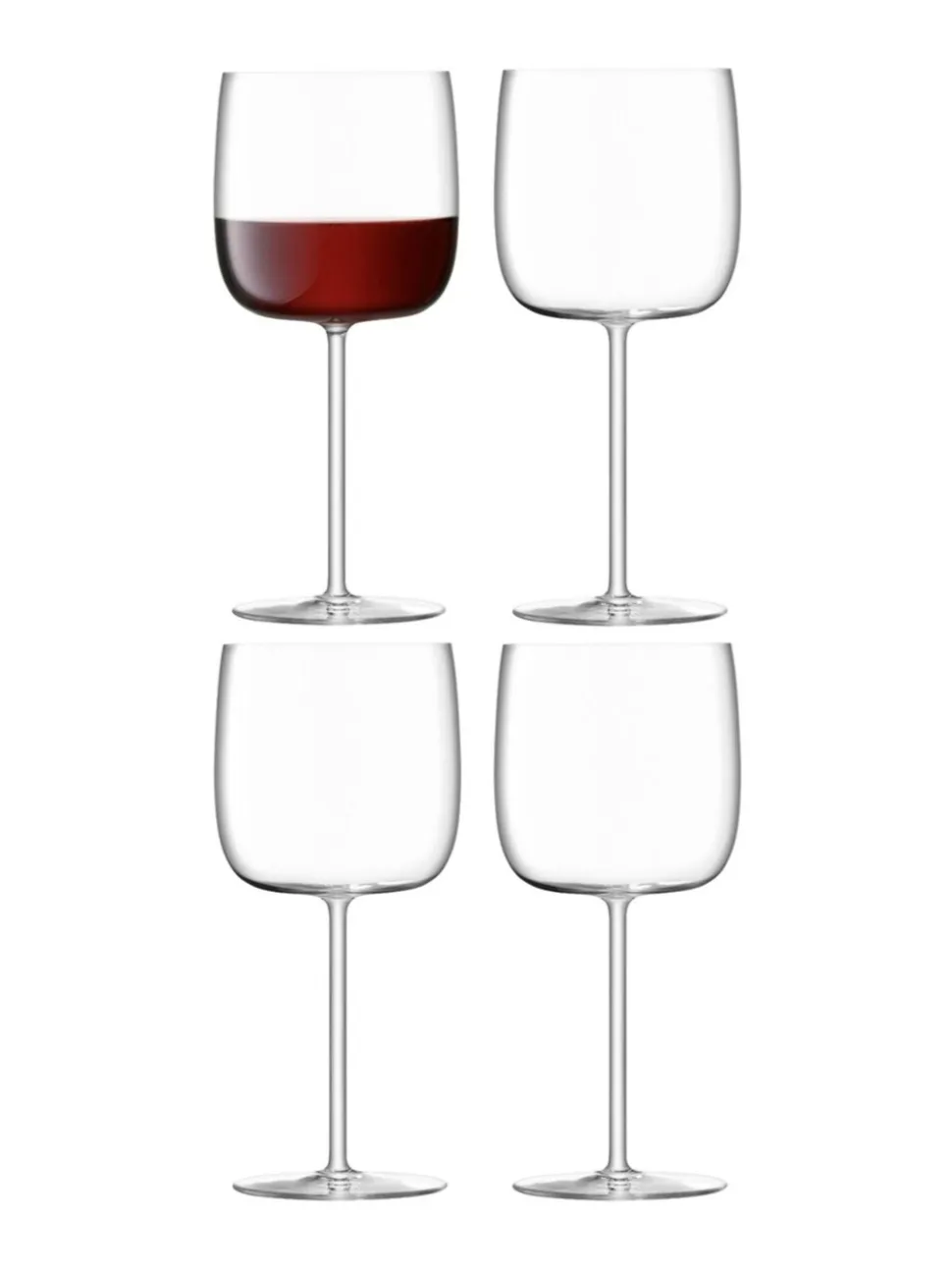 LSA International Borough Set van 450ml wijnglazen