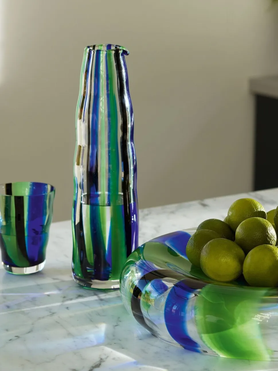 LSA International Folk Carafe Glass 1L