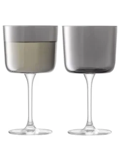 LSA International Set of 2 Lunar Wine Glasses 250ml