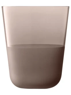 LSA International set van 2 Arc Contrast bekers van 380ml