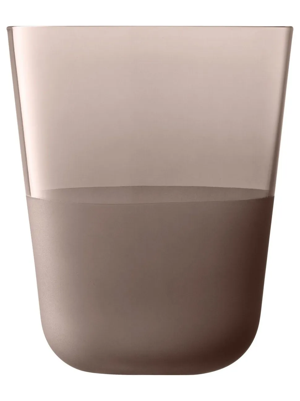 LSA International set van 2 Arc Contrast bekers van 380ml