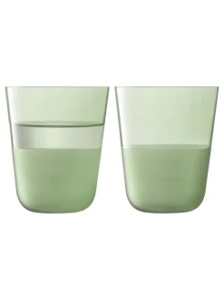 LSA International set van 2 Arc Contrast bekers van 380ml