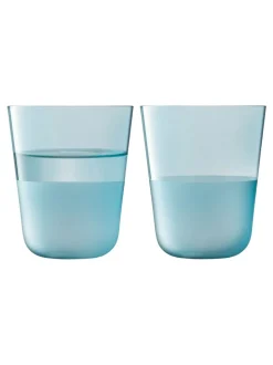 LSA International set van 2 Arc Contrast bekers van 380ml