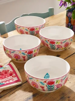 Lucy Tiffney - Set van 4 ontbijtkommen