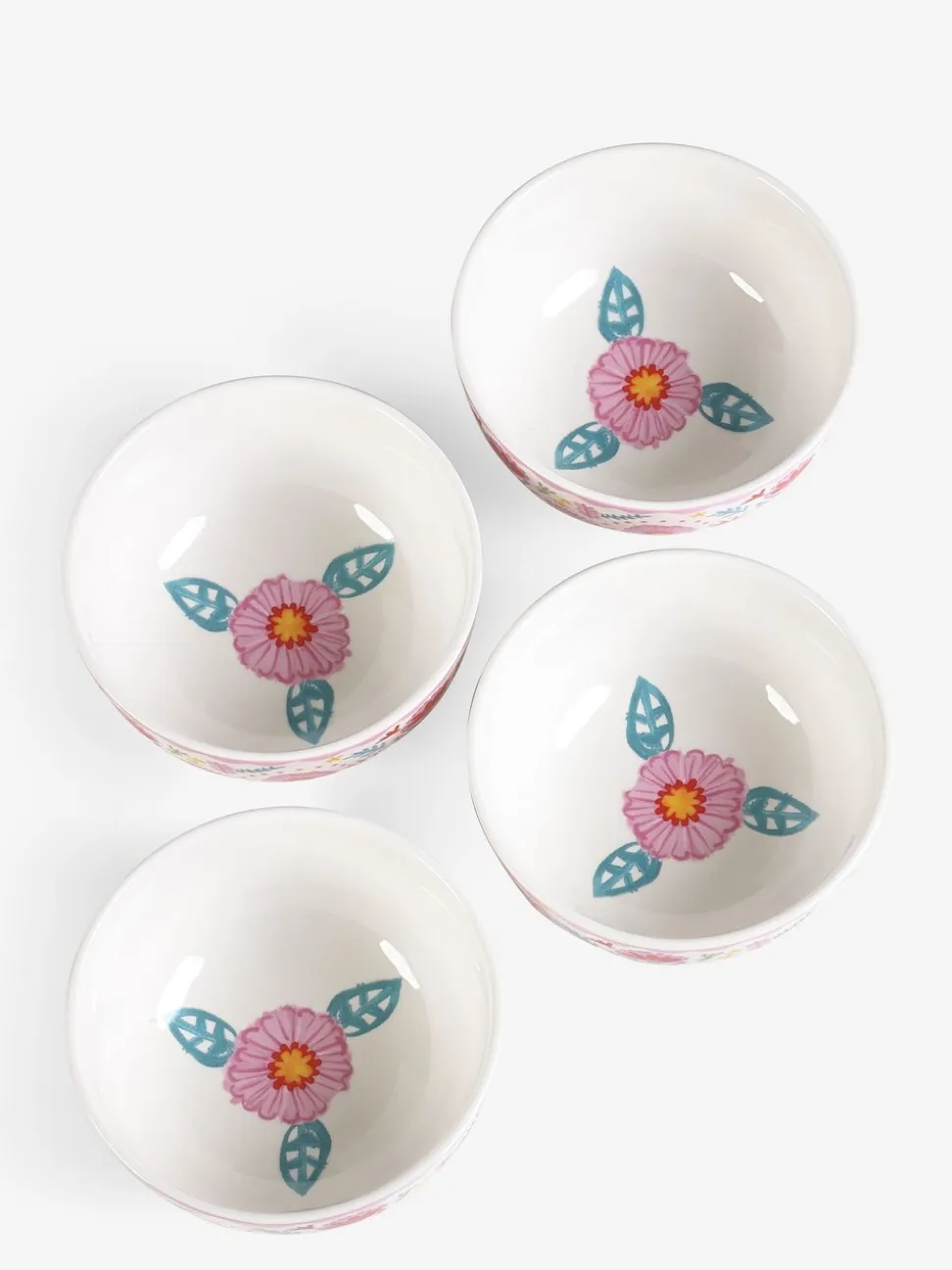 Lucy Tiffney - Set van 4 ontbijtkommen