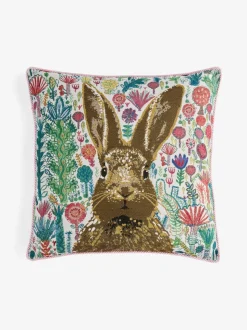 Lucy Tiffney Bon Bon the Bunny Jacquard Cushion