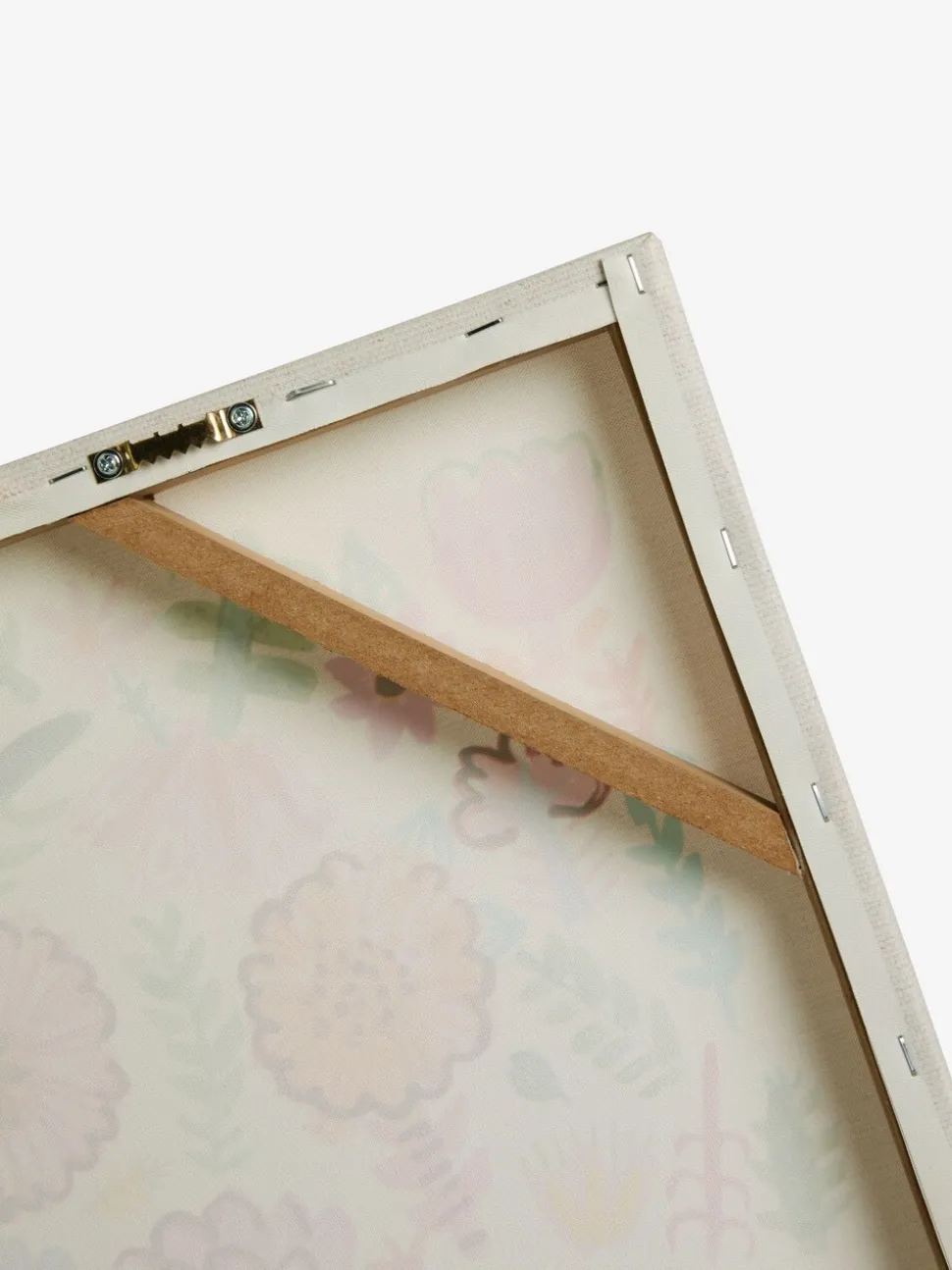 Lucy Tiffney canvas met bloemenprint
