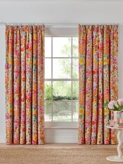 Lucy Tiffney Pencil Pleat Blackout Curtains