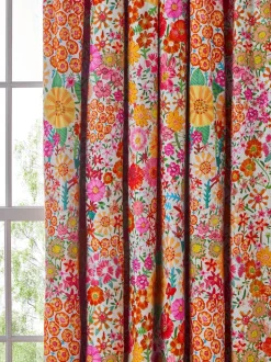 Lucy Tiffney Pencil Pleat Blackout Curtains
