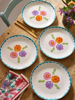 Lucy Tiffney set van 4 dinerborden