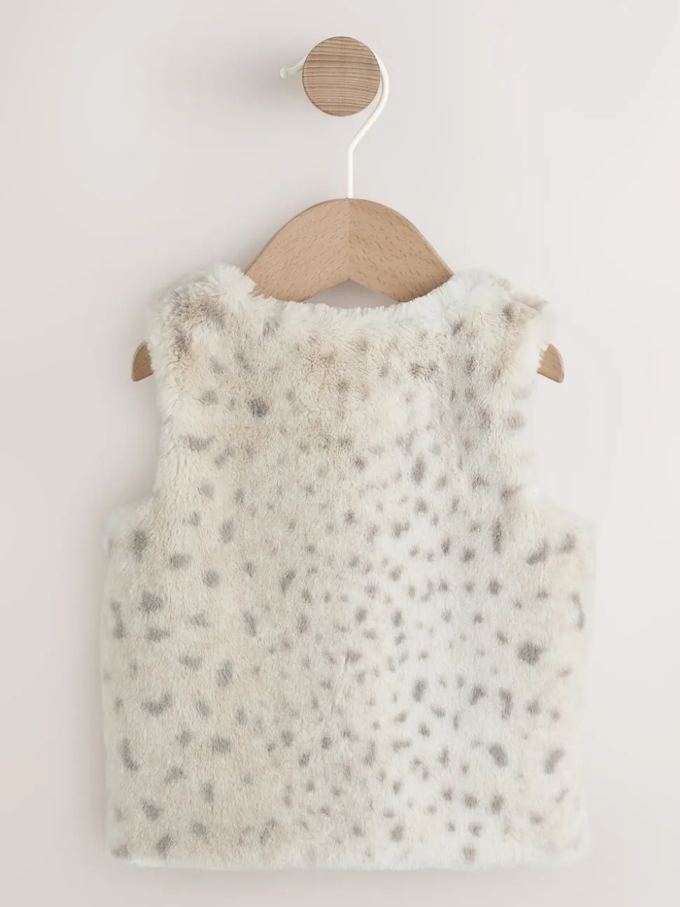 Luipaard - Babybodywarmer met print van imitatiebont (0mnd -3jr)