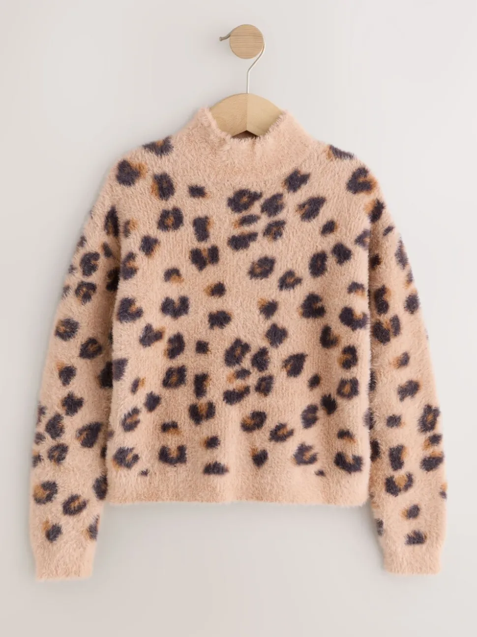 Luipaardprint - Fluffy trui (3 - 16 jr)