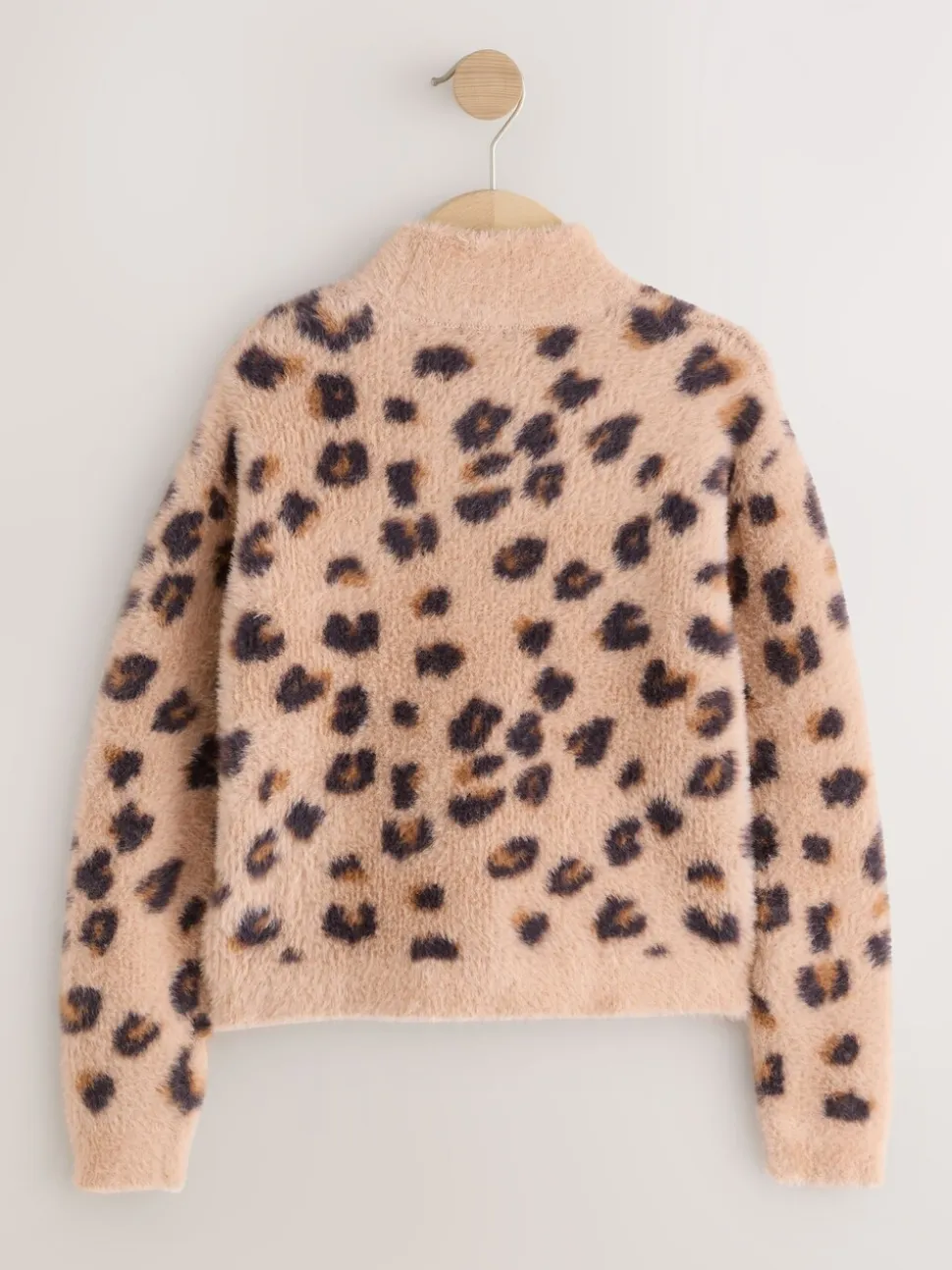Luipaardprint - Fluffy trui (3 - 16 jr)