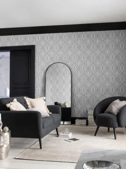 Luxe geometrisch behang van 10 m