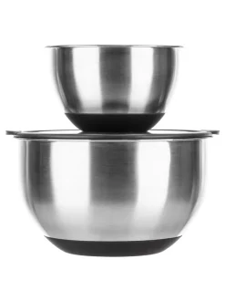 Luxe Set of 2 Stainless Steel Mixing Bowls