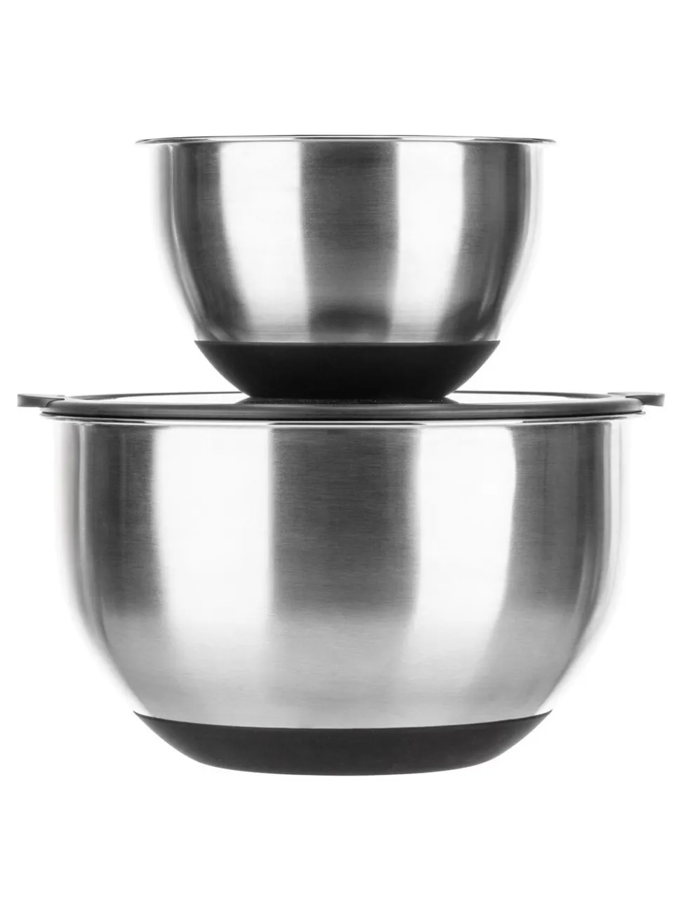 Luxe Set of 2 Stainless Steel Mixing Bowls