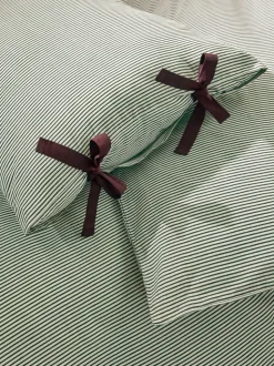MADE.COM Ansel Stripe 100% Cotton Duvet Cover and Pillowcase Set