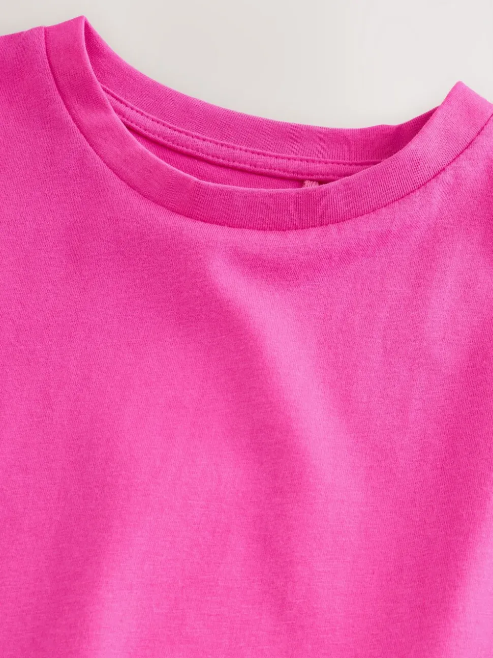 Magenta-roze - Oversized T-shirt (3-16 jr)