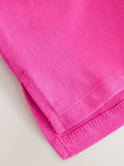 Magenta-roze - Oversized T-shirt (3-16 jr)