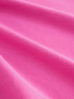 Magenta-roze - Oversized T-shirt (3-16 jr)
