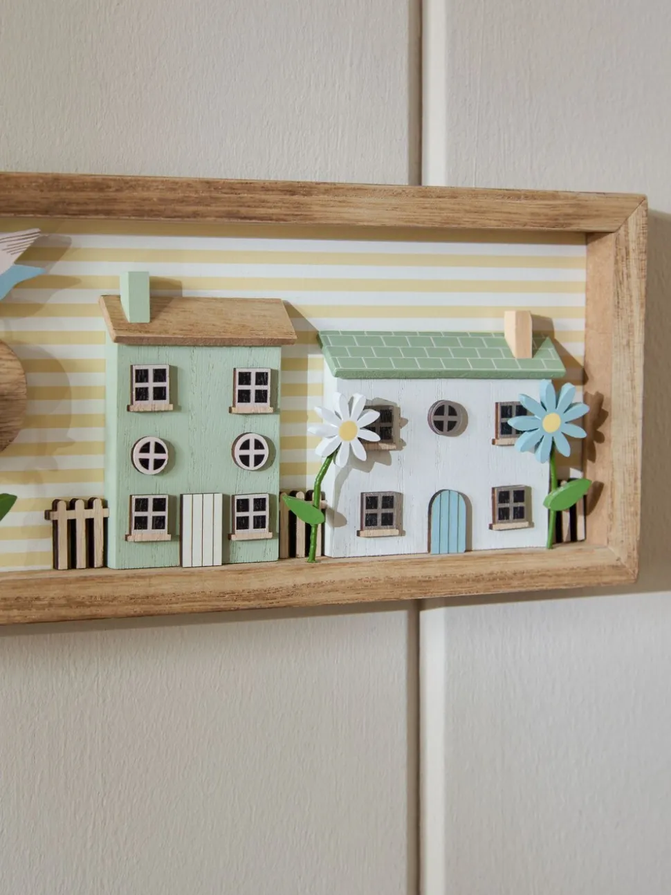 Making Memories Floral Print House Scene Wall Art