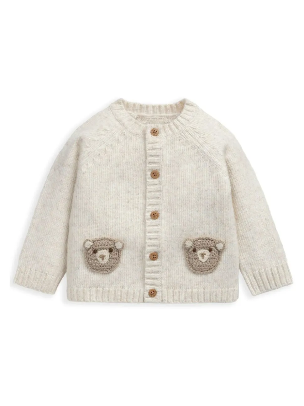 Mamas & Papas Me and You Bear Cardigan & Leggings Knit Set