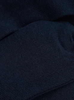 Marineblauw - 3 Paar kniehoge schoolsokken met hoog katoengehalte