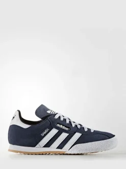 Marineblauw - adidas Originals samba suède sneakers