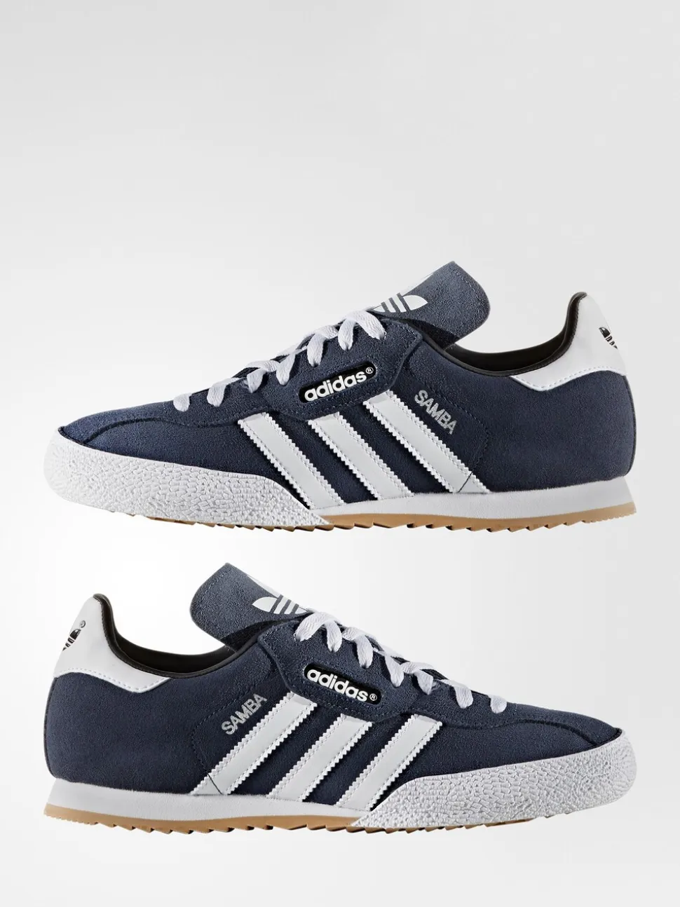 Marineblauw - adidas Originals samba suède sneakers