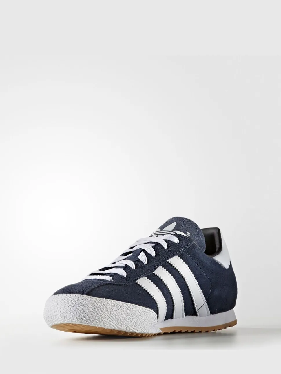 Marineblauw - adidas Originals samba suède sneakers