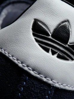 Marineblauw - adidas Originals samba suède sneakers