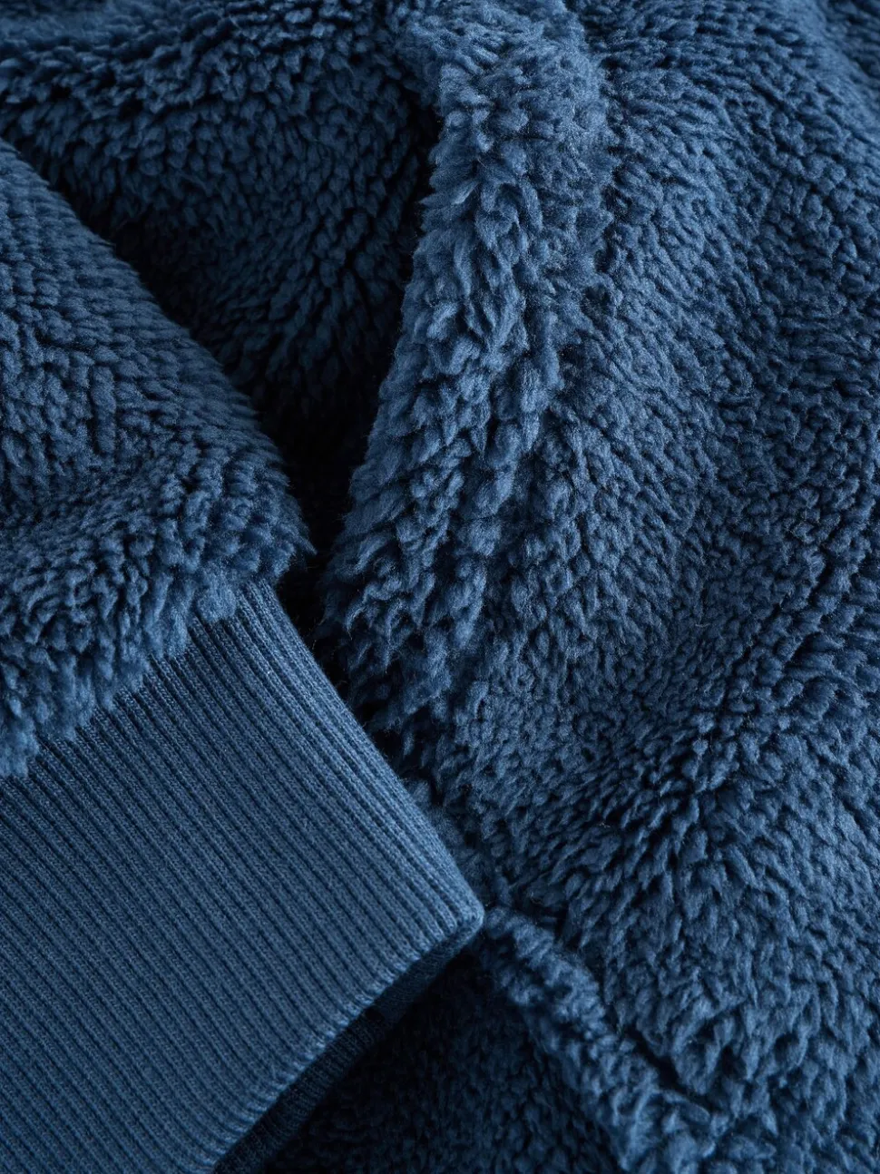 Marineblauw - All-in-ones fleece pyjama (3-16jr)