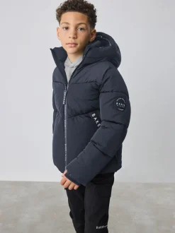 Marineblauw - Baker by Ted Baker Regenbestendig Gevoerd jack