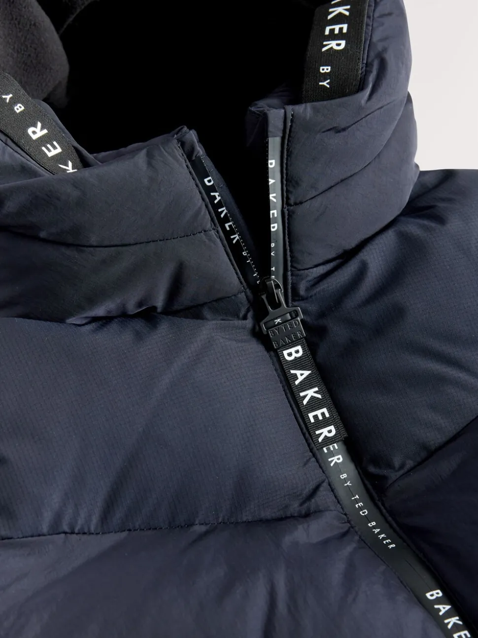 Marineblauw - Baker by Ted Baker Regenbestendig Gevoerd jack