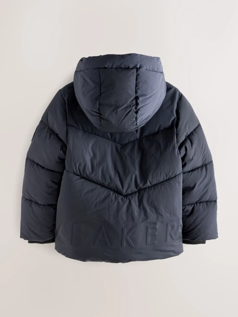 Marineblauw - Baker by Ted Baker Regenbestendig Gevoerd jack