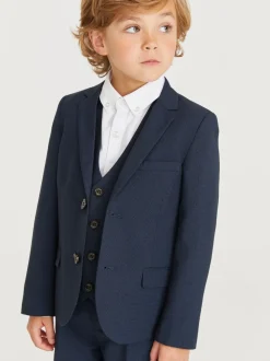Marineblauw - Baker By Ted Baker kostuumjasje